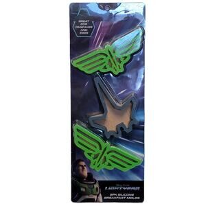 Buzz Lightyear Silicone Breakfast Molds 3 Pk Pancake Eggs Disney Pixar Toy Story